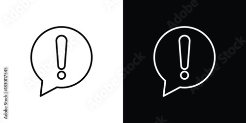 Info icon. Editable Vector symbols. Set of line icons on white background.
