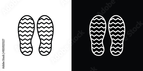Soles icon. Editable Vector symbols. Set of line icons on white background.
