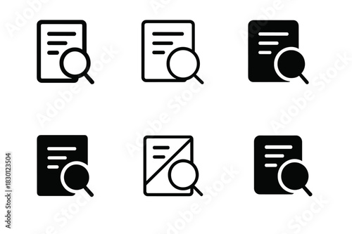 Ethical Branding Icons. Ethical branding. Icon set. Set Logo of ethical branding: transparency icon. harmonious logo variations of the same emblematic concept,