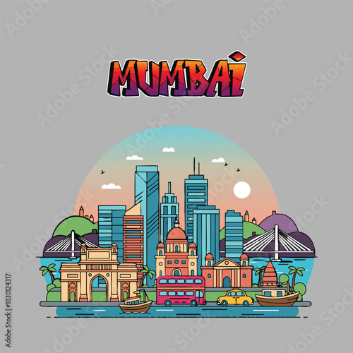 Mumbai City Artwork