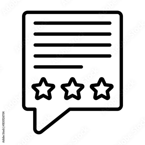 Feedback Vector Icon