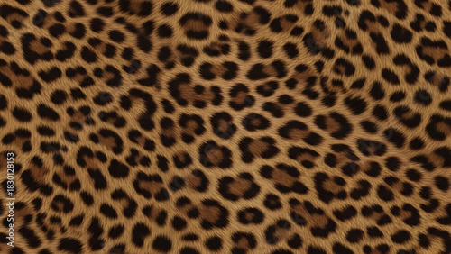 Seamless brown leopard fur pattern realistic luxury background leopard fur texture animal skin decor 38331858 1