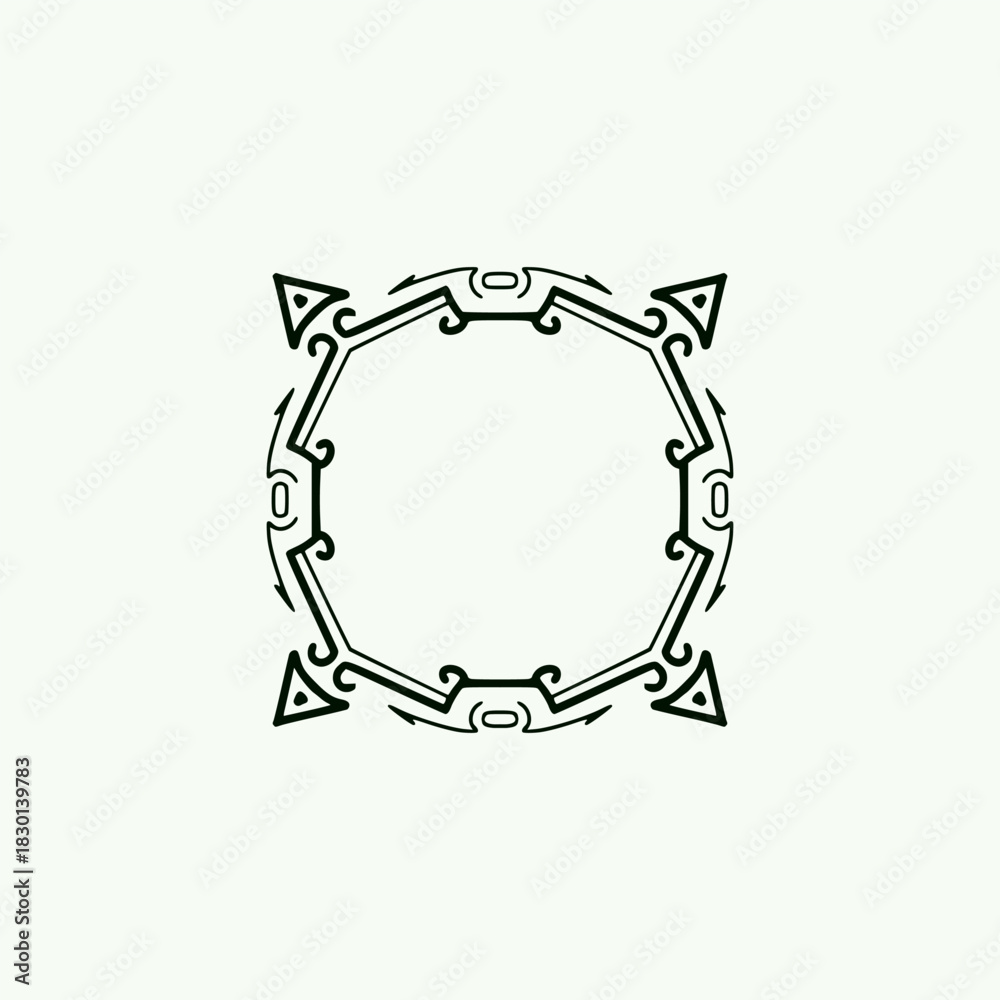 Obraz premium Retro vintage logo emblem, brand vintage, vector logo