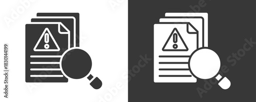 Complaint Icon Set Vector Collection Isolated In Black And White