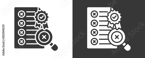 Failure Icon Set Vector Collection Isolated In Black And White