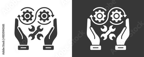 Skills Icon Set Vector Collection Isolated In Black And White