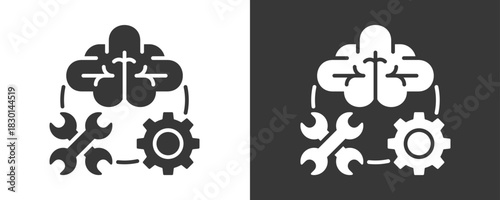 Skills Icon Set Vector Collection Isolated In Black And White