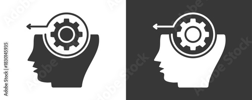 Initiative Icon Set Vector Collection Isolated In Black And White