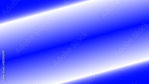 A bright and vibrant abstract background featuring a smooth diagonal gradient transition between intense blue and pure white