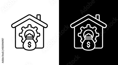 Asset Management With Icon Set Design