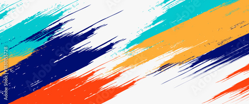 Colorful silhouette style design, grunge. Design concept to celebrate national sports day of badminton and basketball. Sports