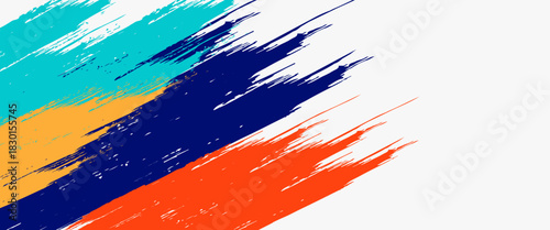 Colorful silhouette style design, grunge. Design concept to celebrate national sports day of badminton and basketball. Sports