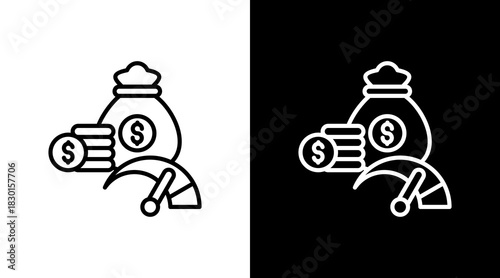 Fund With Icon Set Design