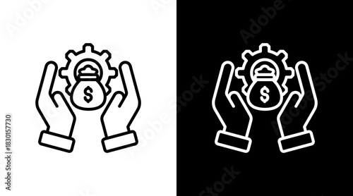 Benefit With Icon Set Design