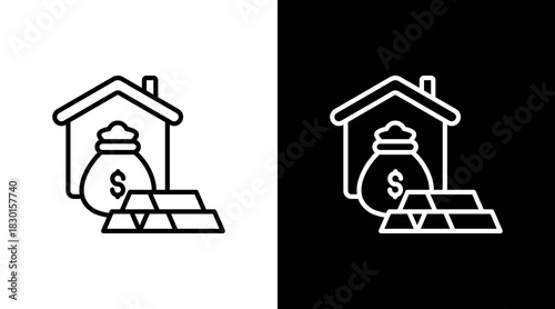 Asset With Icon Set Design