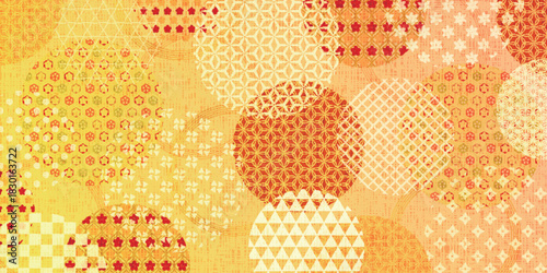 梅　和柄　模様　背景