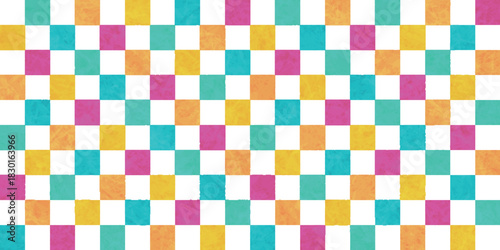 カラフル　和柄　模様　背景