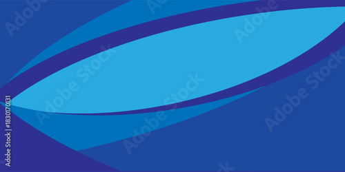 Latar belakang gelombang biru modern dengan lengkungan halus, nada gradien, dan garis tipis mengalir pada latar belakang putih bersih.