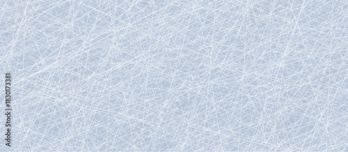 Textured ice surface background. Abstract scratched blue background.