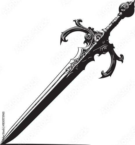 two crossed swords