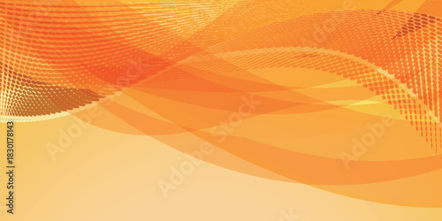 和柄　オレンジ　模様　背景