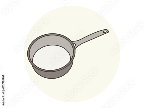 Pot boiling water icon. Restaurant icon design. Simple vector icon. Vector illustration.