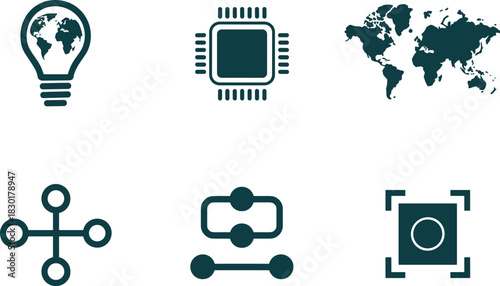 Internet and Cloud Computing Line Icon Set,
Network,Data and Web Service Outline Icons,Modern Internet Technology Symbol Set,Server, Speed, Upload and Download Vector Icons,Cloud Computing,Symbols,Ai