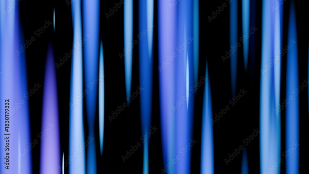 Obraz premium 斜めの光の縦線が落下のスピード感を表現するエフェクトのイラスト。幻想的でおしゃれなカードデザイン