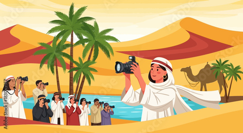 Desert photography enthusiasts capture stunning landscapes of the Arabian Peninsula