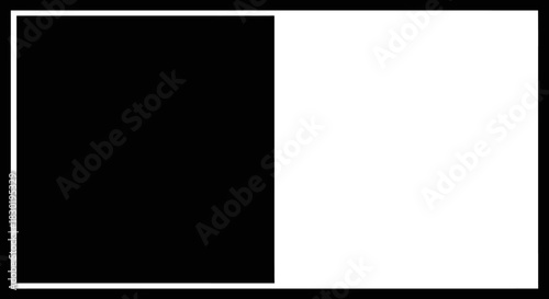 Abstract Monochrome Design Featuring Contrasting Black and White Vertical Sections
