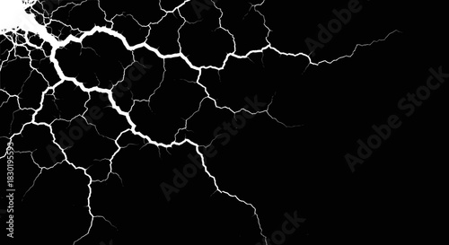 Dramatic high contrast cracked texture, perfect for impactful design elements and edgy visual