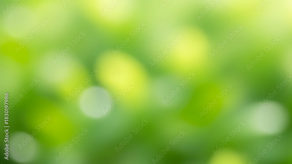 Obraz premium Abstract Green Bokeh Background Vibrant Nature-Inspired Backdrop for Artistic Designs and Concepts