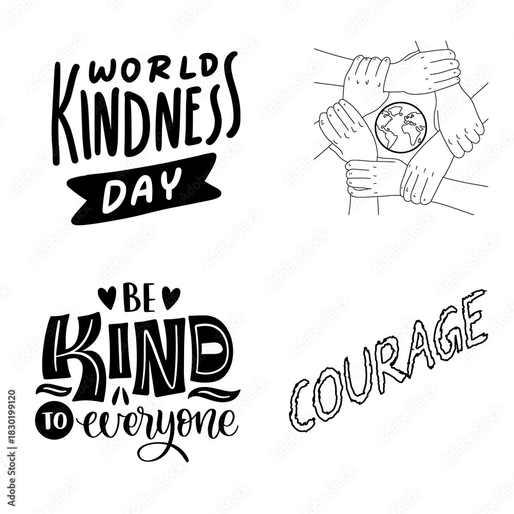 Obraz premium World Kindness Day reminds communities that change begins with empathy and generosity.