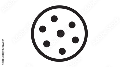 Mold icon simple flat vector illustration isolated on white background for app or web design