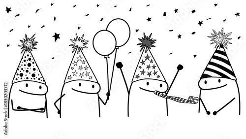 new year funny meme characters