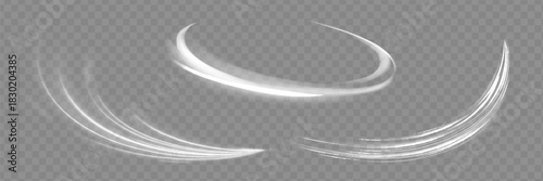 City road car light trails motion background. Illustration of light ray, stripe line with white white light, speed motion background