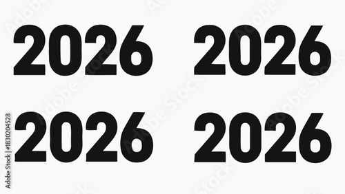 Anticipation and excitement for the year 2026, with multiple repetitions of the number