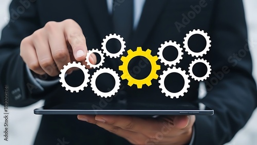 Business process optimization and strategy implementation with digital technology