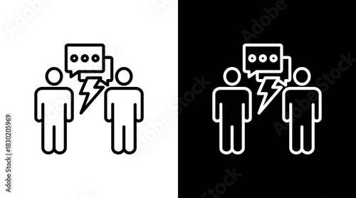 Conflict Resolution With Icon Set Design