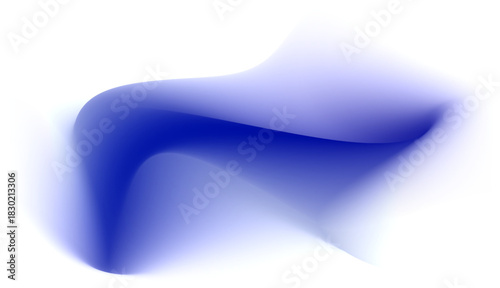 abstract background soft fluid shape on white