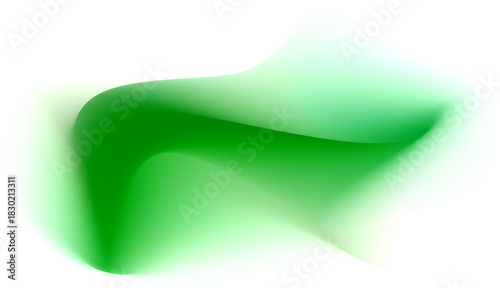 abstract background soft fluid shape on white