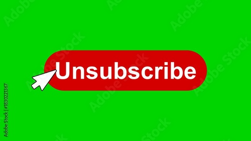 Smooth unsubscribe button animation for online users.
