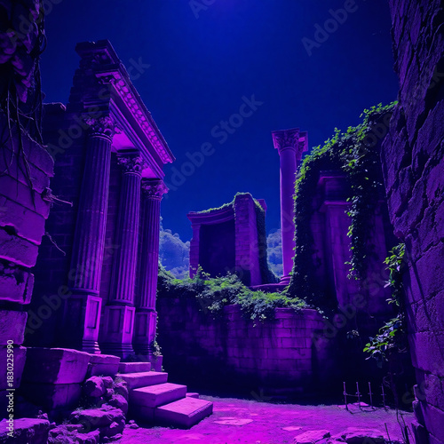 night view of the city
