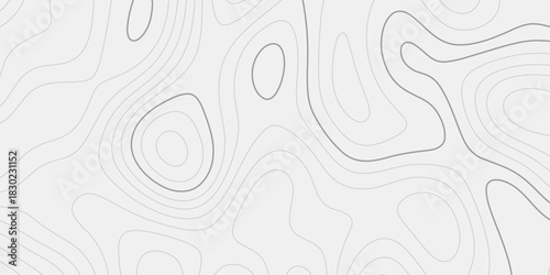 Flowing Terrain Relief Blueprint Featuring Endless Seamless Contour Stripes for Mapping, Design and Visual Surfaces