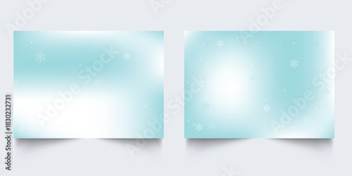 Simple flying snow flakes composition. Winter fleck freeze particles. Snowfall weather illustration. Set of Soft snowflakes christmas texture. Snow cold season scenery.