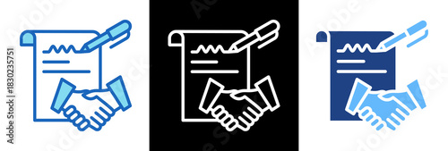 Work Contract triplestyle icon