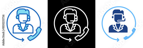 Customer Support triplestyle icon