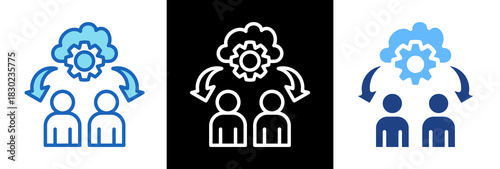 Team Collaboration triplestyle icon
