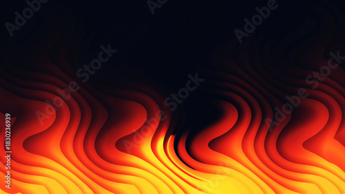 Wallpaper Mural Fiery gradient abstract vector background with warm tones Torontodigital.ca