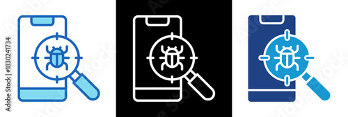 Bug Search triplestyle icon